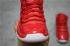 Nike Air Jordan XI 11 Retro bright red leather Basketball Shoes