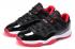 Nike Air Jordan 11 XI Bred Low Retro True Red Black Men Shoes 528895 012