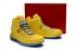 Nike Air Jordan XXXII 32 Retro Men Basketball Shoes Yellow Blue