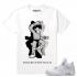Match Air Jordan 4 Pure Money Astro Boy x Pure Money White T shirt