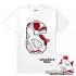 Match Jordan 6 Alternate Rare Air 6s White T-shirt