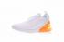 Nike Air Max 270 Orange White Total Athletic Shoes AH8050-102