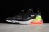Nike Air Max 270 SE Black White Green Orange Running Shoes AQ9164-003