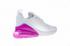 Nike Air Max 270 White Purple Athletic Shoes AH6789-106