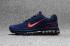 Nike Air Max 360 KPU Running Shoes Men Deep Blue Red 310908-056