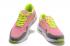 Nike Air Max 1 Ultra Essential BR Women Running Shoes PinkGrey Flu Green 819476-111