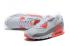 2020 New Nike Air Max 90 White Hyper Orange Grey Running Shoes CT4352-103