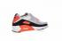 Nike Air Max 90 Ultra 2.0 Flyknit White Wolf Grey Crimson 875943-100