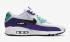 Nike Air Max 90 Essential White Hyper Jade Court Purple Black AJ1285-103