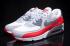 Nike Air Max 90 Essential Wolf Grey Challenge Red White 537384-039