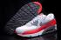 Nike Air Max 90 Essential Wolf Grey Challenge Red White 537384-039