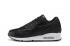 Nike Air Max 90 Woven Women Running Shoes All Black White 833129-001