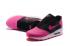 Nike Air Max 90 Premium SE plum red black white Women running shoes-858954-009