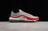 Nike Air Max 97 OG Running Mens Shoes White Red 921826-009