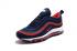 Nike Air Max 97 Plastic drop blue red white KPU TPU Men Running Shoes 624520-446