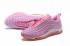 Nike Air Max 97 Women Running Shoes Pink White Brown