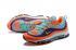 Nike Air Max 98 Running Shoes Orange Purple Jade 924462-800