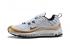 Nike Air Max 98 Unisex Running Shoes Gold White