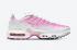 Womens Nike Air Max Plus Pink Fade White Black Shoes CZ7931-100