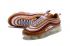 Nike Air Vapormax 97 Unisex Running Shoes Brown Gold All
