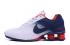 Nike Shox Deliver Men Shoes Fade White Dark Blue Red Casual Trainers Sneakers 317547