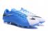 Nike Hypervenom Phelon III FG white blue football shoes