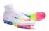 NIke Mercurial Superfly High ACC Waterproof V FG White Rainbow Pink