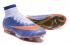 Nike Mercurial Superfly ACC FG CR7 Blue Tint Mango Flyknit Soccers Football Boots 718753-464