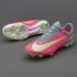 Nike Mercurial Superfly V FG pink grey white football shoes
