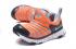Nike Dynamo Free PS Infant Toddler Slip On Running Shoes Silver Grey Orange Black 343738-014