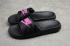 Nike Benassi JDI Slides Black Vivid Pink Shoes 343881-061