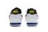 Nike Classic Cortez Nylon Prm Leather White Black Yellow 807471-105