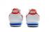 Nike Classic Cortez Nylon Prm Leather White Blue Red Casual 807471-173