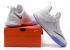 Nike Zoom Shift Men Basketball Shoes Light Grey Purple White 897653