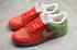 2020 Nike SB Dunk Low Pro Strawberry Cough University Red Spinach Green Skateboarding Shoes CW7093-601