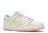Nike Dunk Low White Halo Real Pink Medium Mint 309601-171