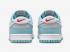 Nike SB Dunk Low Retro Fleece Swoosh Worn Blue White FB1871-011