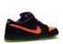 Nike Sb Dunk Low Pro Night Of Mischief Court Purple Volt Black Orange Total BQ6817-006