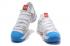 Nike Zoom KD X 10 Men Basketball Shoes Light Grey Blue White