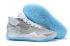 2020 New Nike Zoom KD 12 EP Grey White Kevin Durant Basketball Shoes AR4230-201