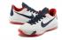 Nike Zoom Kobe X 10 Elite Low EP White Dark Blue Red Basketball Shoes 745334
