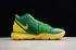 Nike Kyrie V 5 EP Yellow Dark Green Ivring Basketball Shoes AO2919-707
