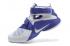 Nike Zoom Soldier 9 IX White Purple Men Basketball Sneakers Shoes 749417-804