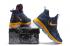 Nike Zoom Lebron XIV 14 Navy Blue Gold Men Basketball Shoes 921084