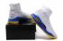 Under Armour UA Curry 4 IV High Men Basketball Shoes White Blue Yellow Special