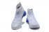 Under Armour UA Curry 4 IV High Men Basketball Shoes White Royal Blue New Special