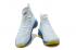 Under Armour UA Curry IV 4 Men Basketball Shoes White Blue Yellow