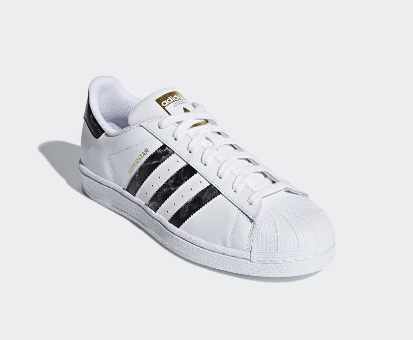 Adidas Superstar Marble Footwear White Core Black Gold Mint D96799 ...