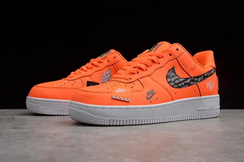 orange air force 1 low just do it