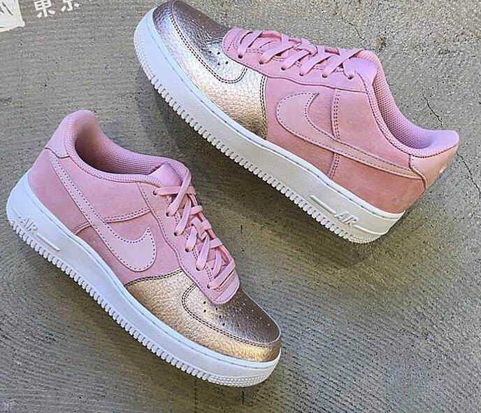 Nike Air Force 1 Low Lifestyle Shoes Pink AH8147-600 - Sepsale